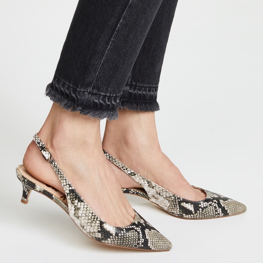 Sam Edelman Ludlow Slingbacks - Snakeprint